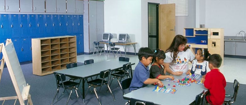 permanent modular building Arlington ISD Classroom