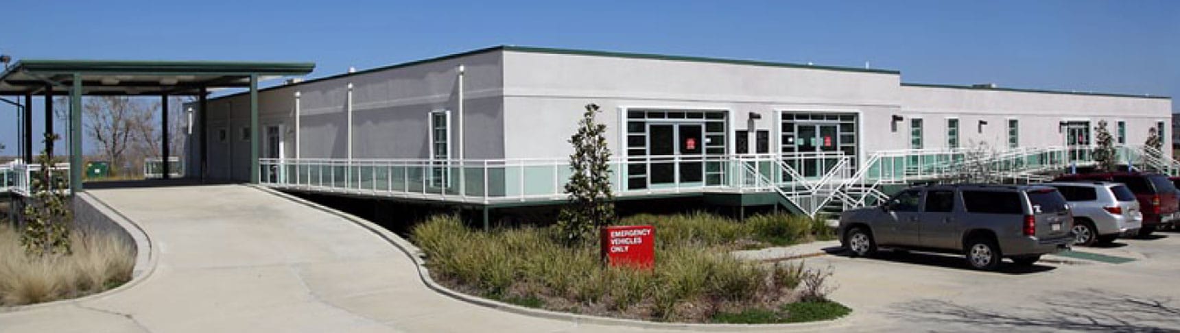 permanent modular building South Cameron, Parish Hospital